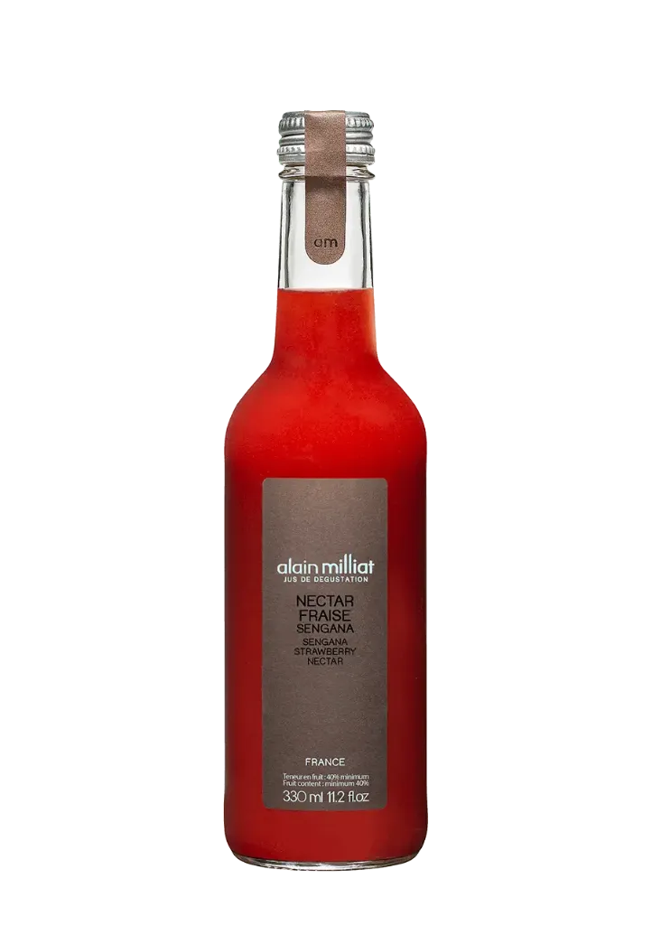 Jus 33cL ALAIN MILLIAT  - Fraise sengana